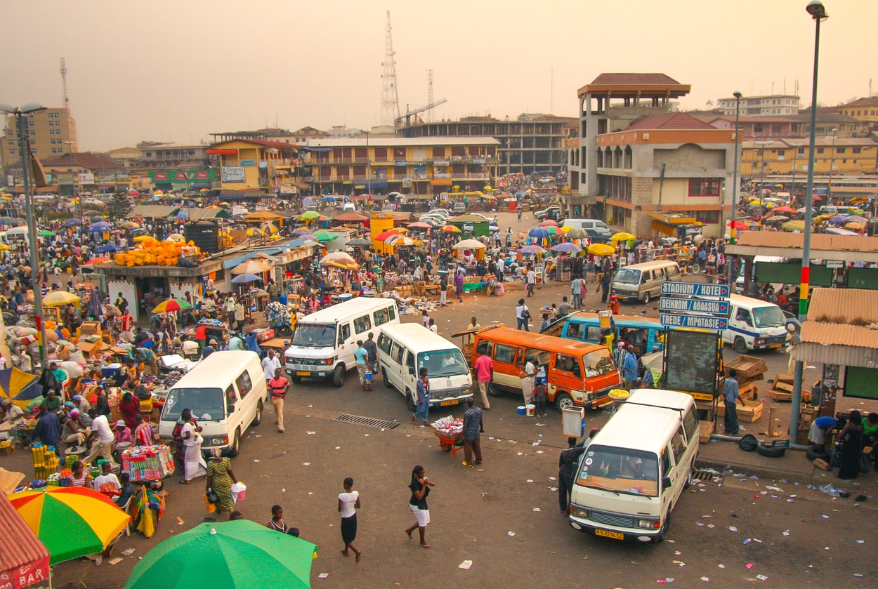 Marché central de Kejetia à Kumasi, Ghana