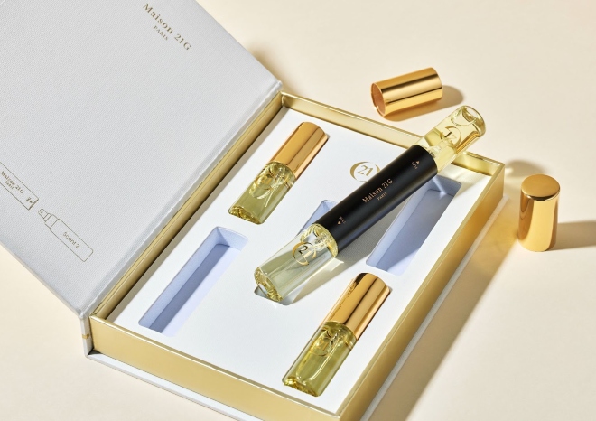 Collection de parfums MAISON 21G Paris Travel Retail
